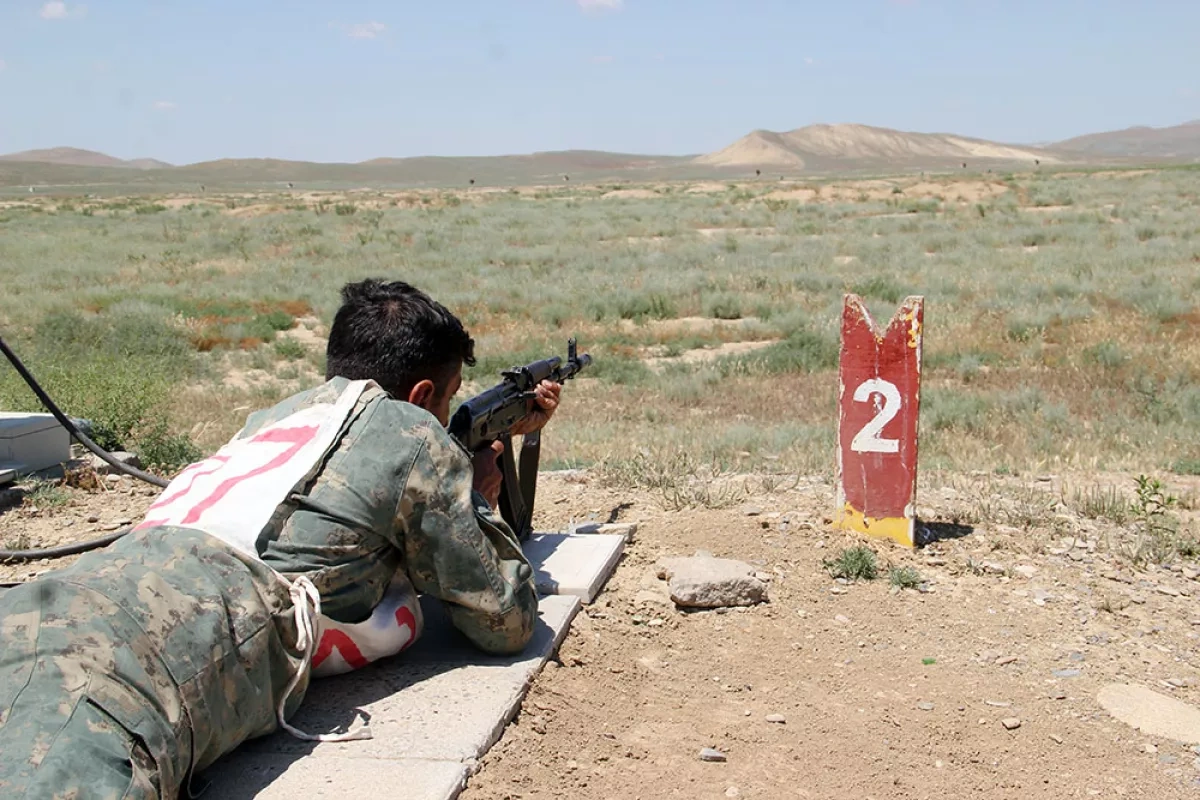 Azerbaijan army holds paramilitary cross championship to test combat readiness PHOTO
