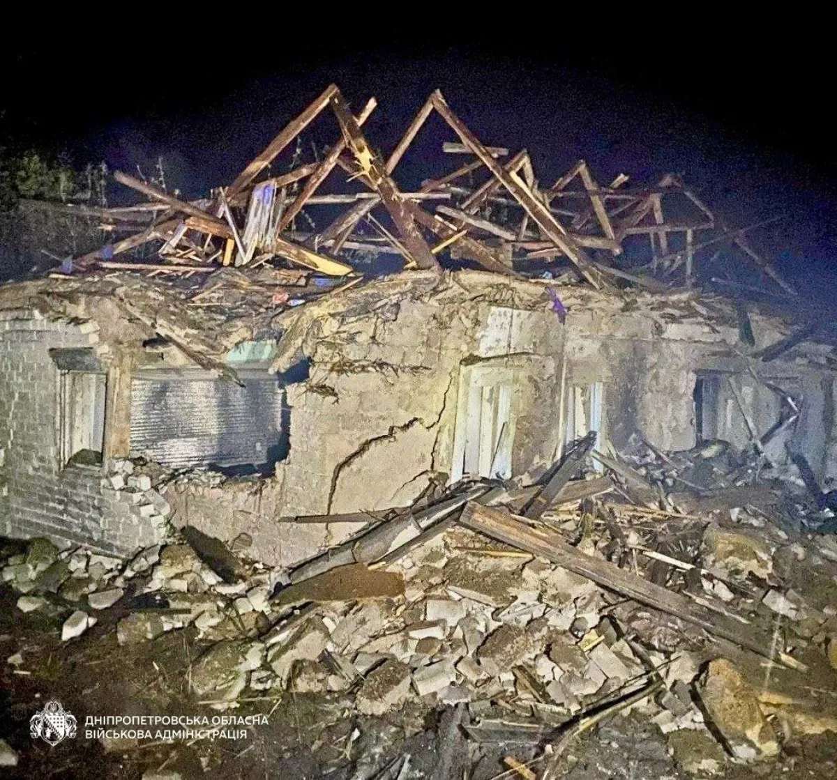 Russian attacks hit multiple Ukrainian regions overnight, causing civilian casualties PHOTO