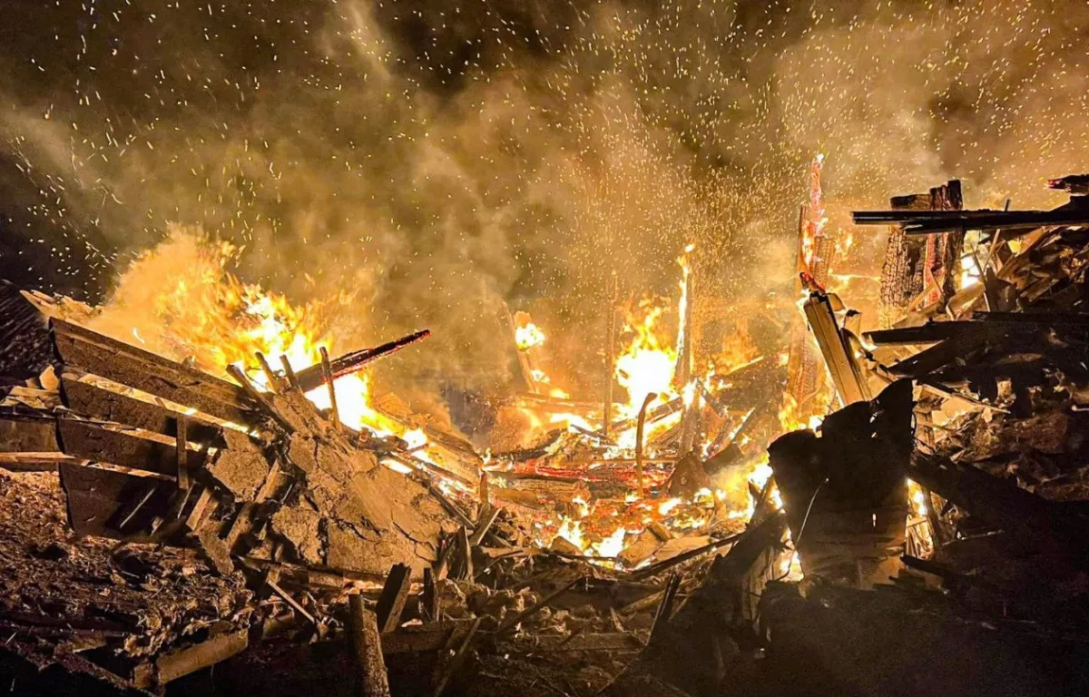 Ukraine: Russian strike destroys private home in Kharkiv PHOTO / VIDEO