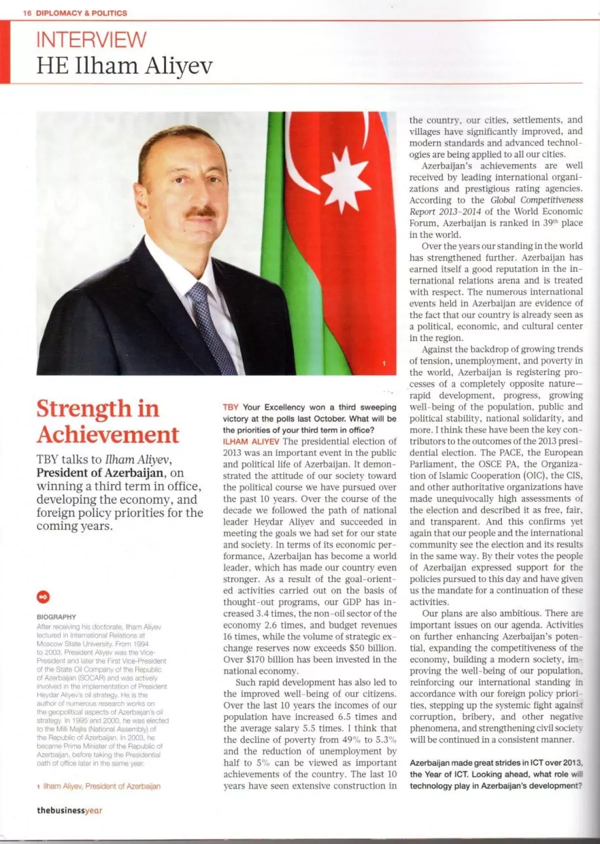President Ilham Aliyev’s formula for leadership Delivering on every promise