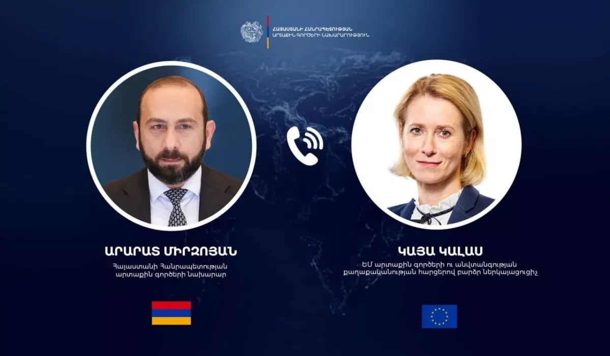 Armenian FM, EU’s top official discuss ways to advance strategic partnership