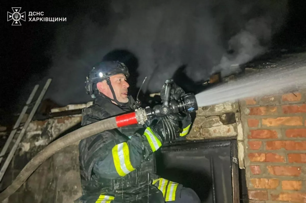 Drone hits home in Ukraine's Kharkiv region, one injured photo