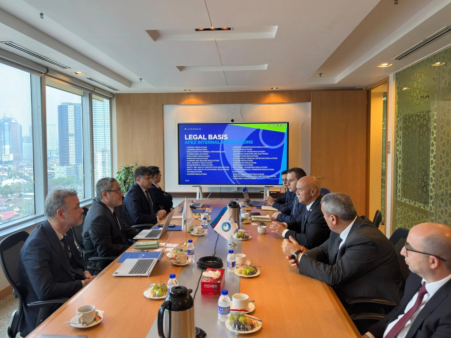Series of meetings held as part of AFEZ delegation’s business visit to Malaysia (PHOTO)