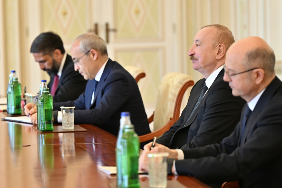 President Ilham Aliyev receives CEO of bp Meg O'Neill (PHOTO)