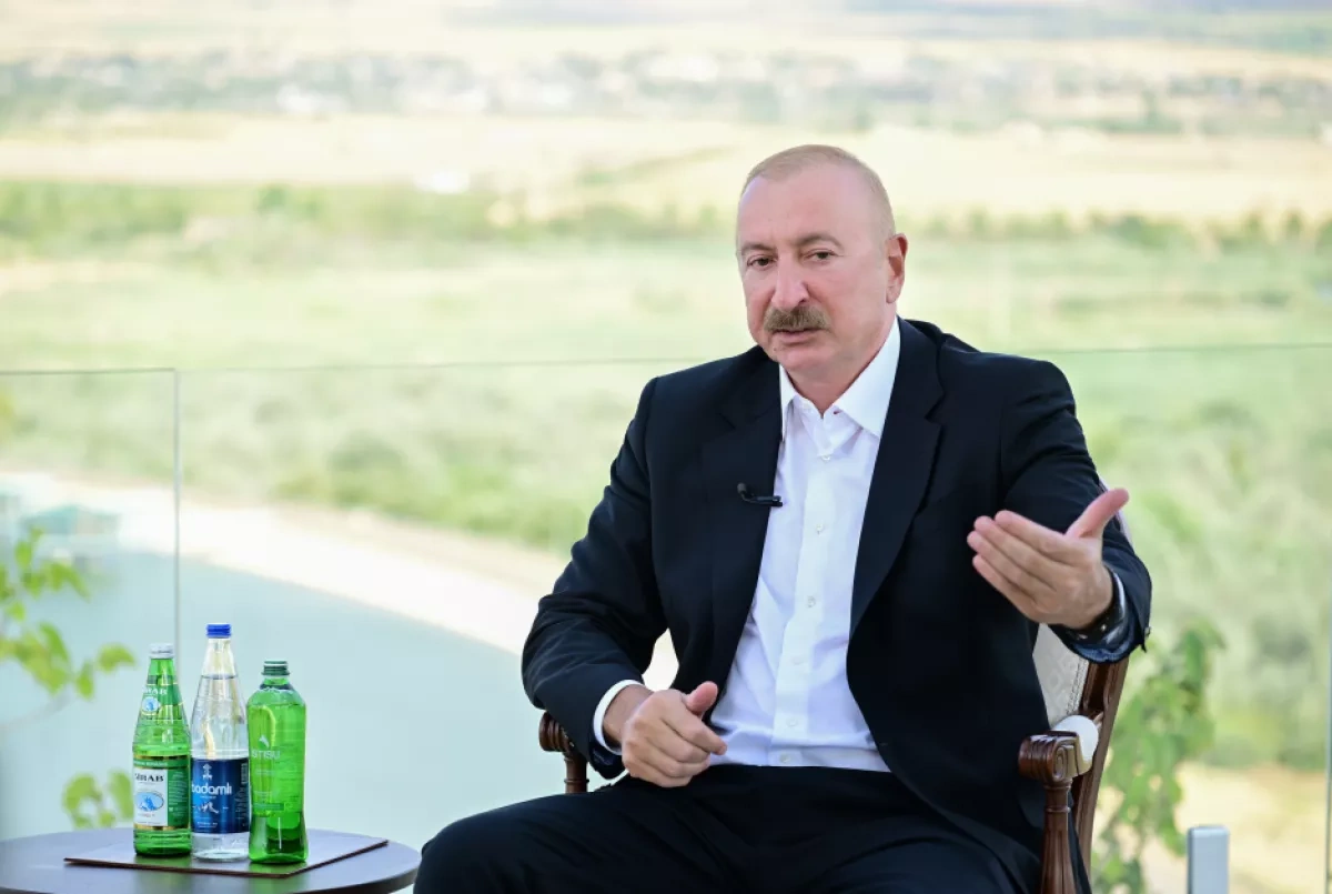 President Aliyev: Azerbaijan ready to export electricity to Europe via Nakhchivan PHOTO / FULL INTERVIEW