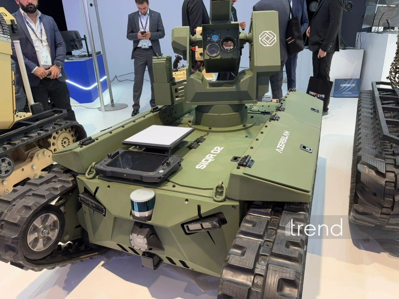 Azerbaijan showcases locally developed armed robots at ADEX-2026 (PHOTO)