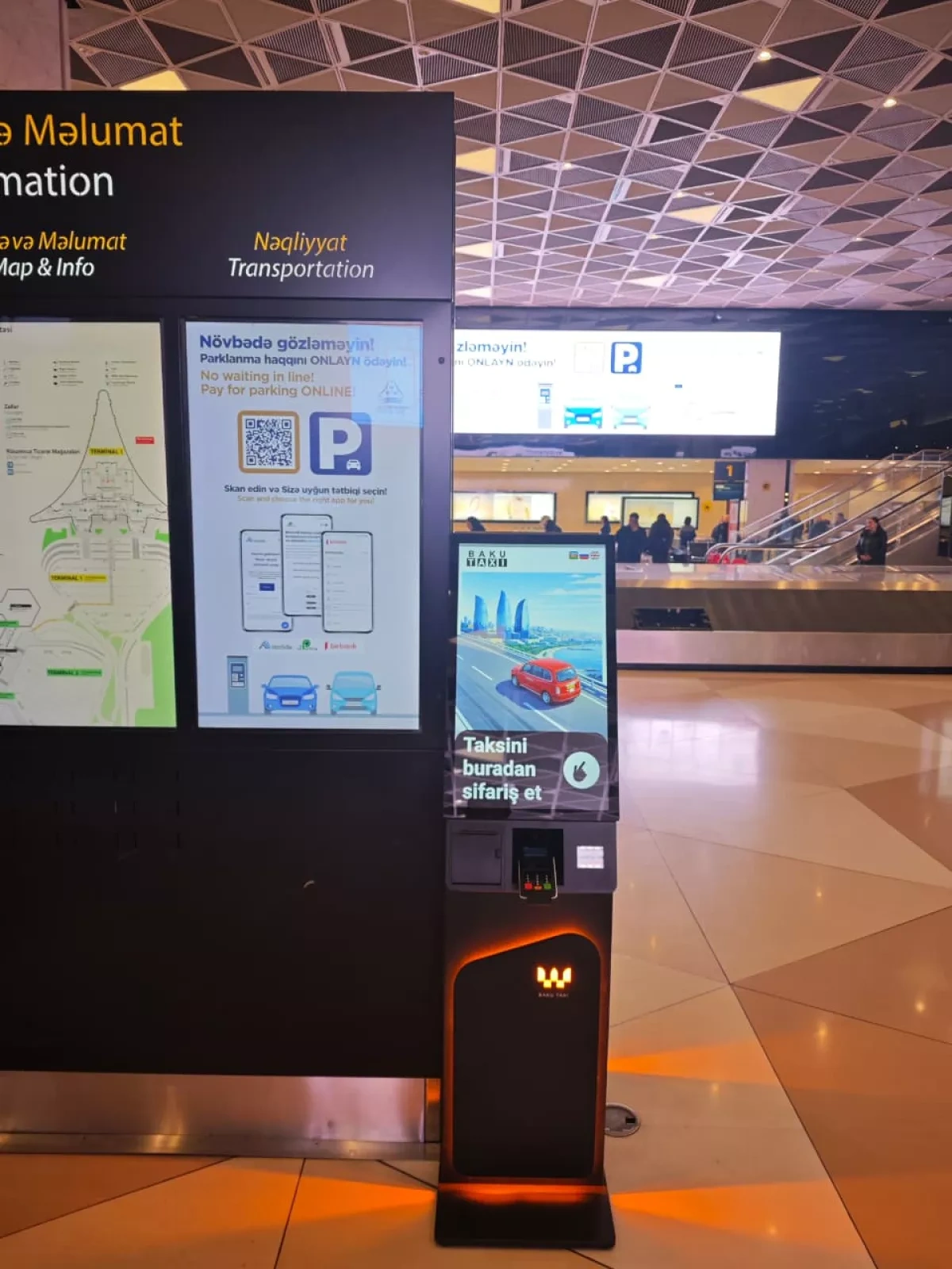 Baku Airport launches new on-site taxi booking service PHOTO