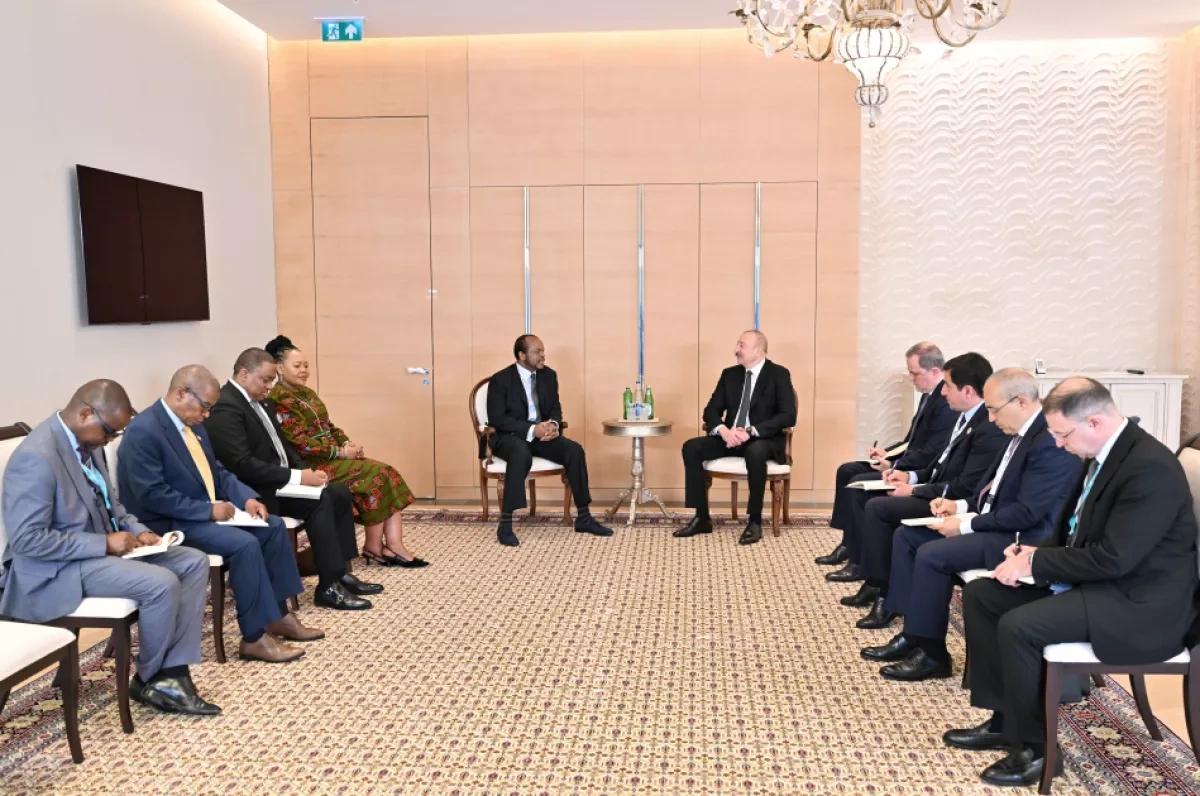 President Aliyev meets with delegation led by King of Eswatini PHOTO