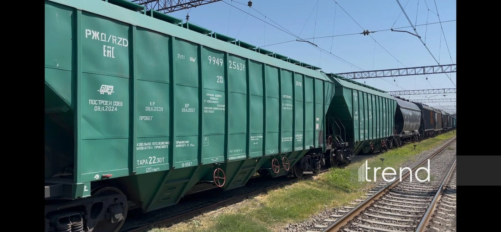 Azerbaijan transits Russian wheat to Armenia