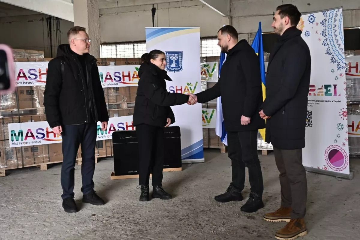 Kyiv receives 117 backup power systems from Israel PHOTO