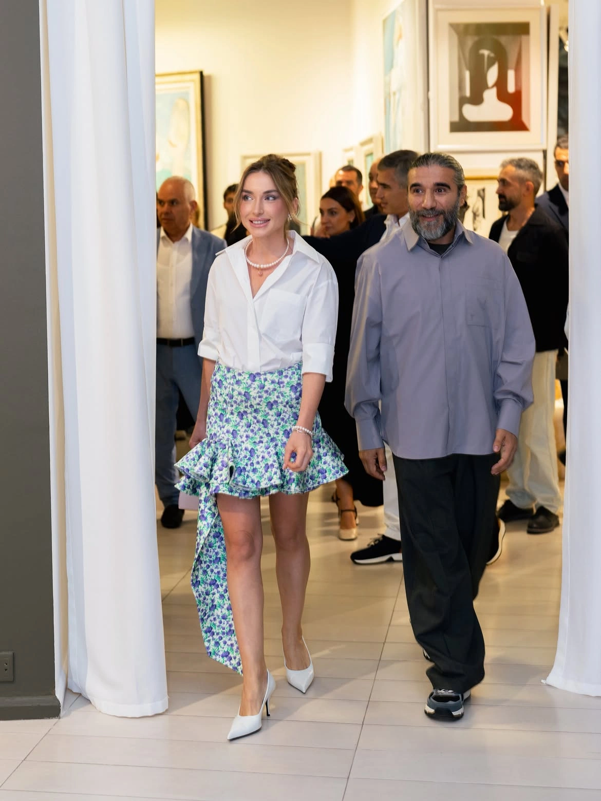 Alena Aliyeva shares post from Anar Huseynzade’s exhibition “O” (PHOTO)