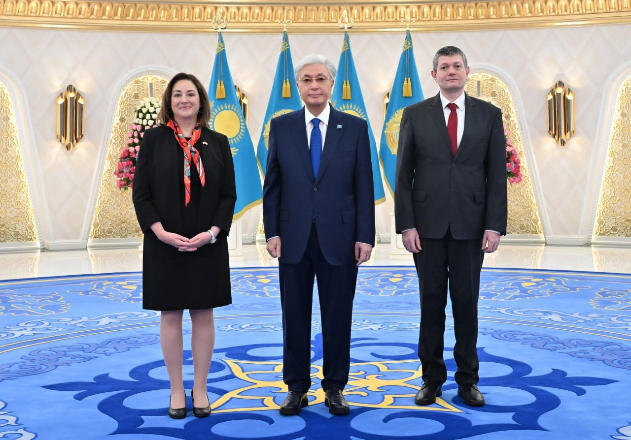 President of Kazakhstan receives credentials of U.S. and Bulgarian ambassadors