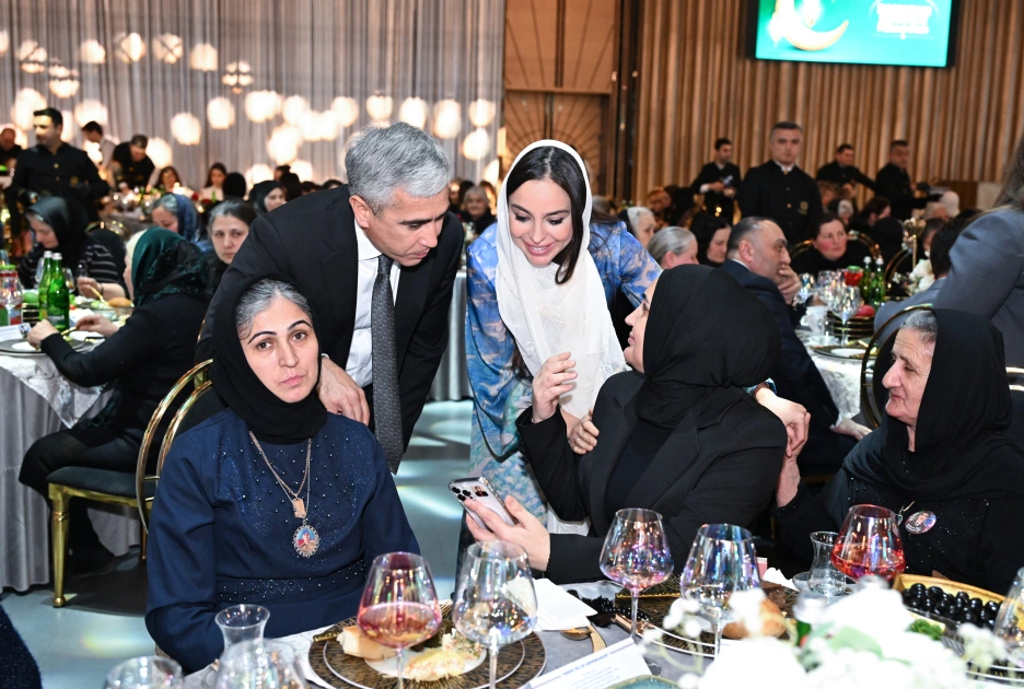 Leyla Aliyeva attends iftar dinner held with participation of martyrs’ mothers