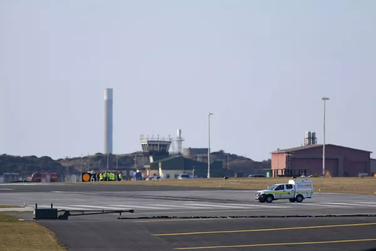 UK Royal Air Force Hawk jet crashes near Anglesey PHOTO