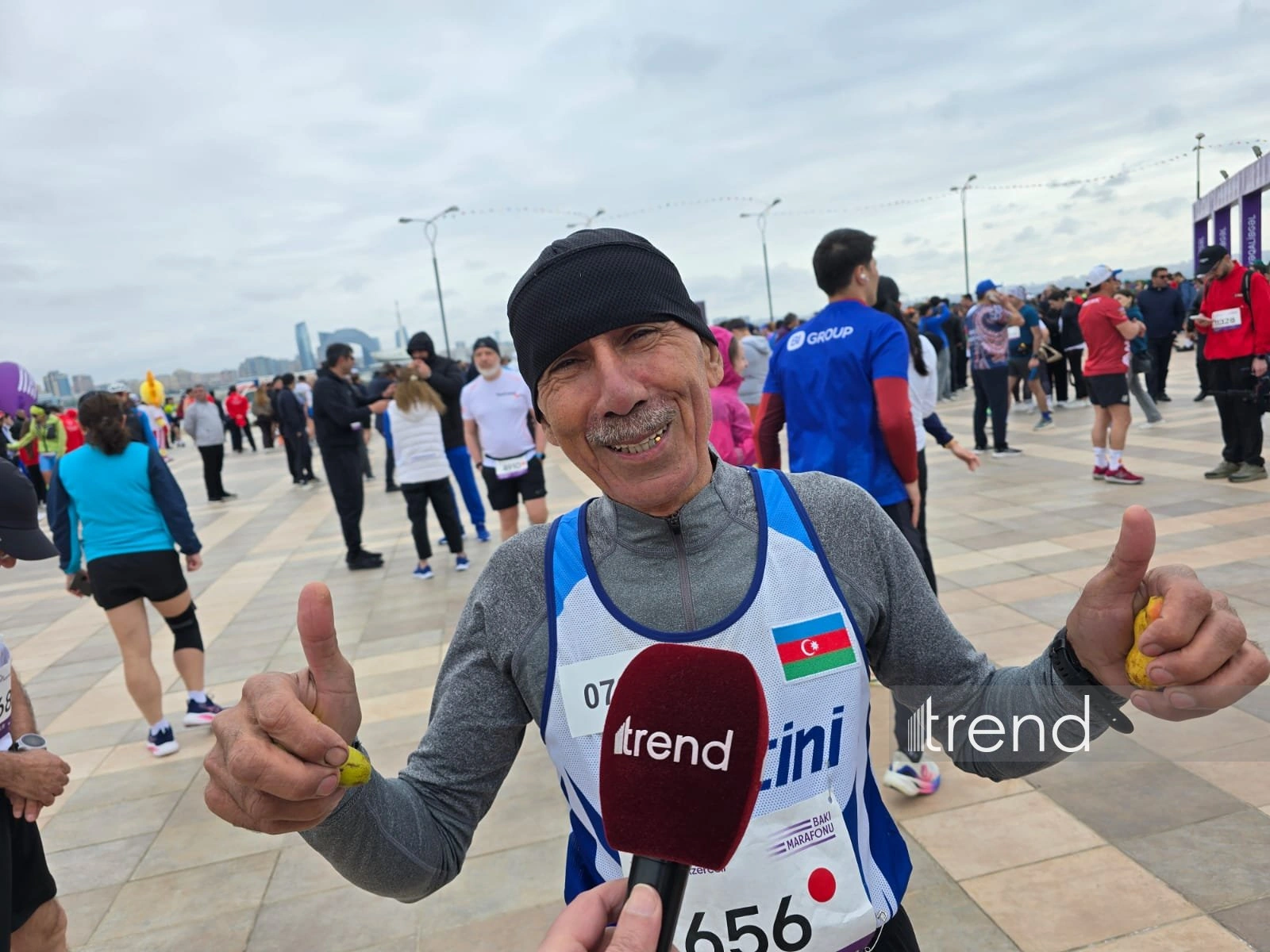 Full marathon in Baku inspires people of different ages to take start – 67-year-old participant