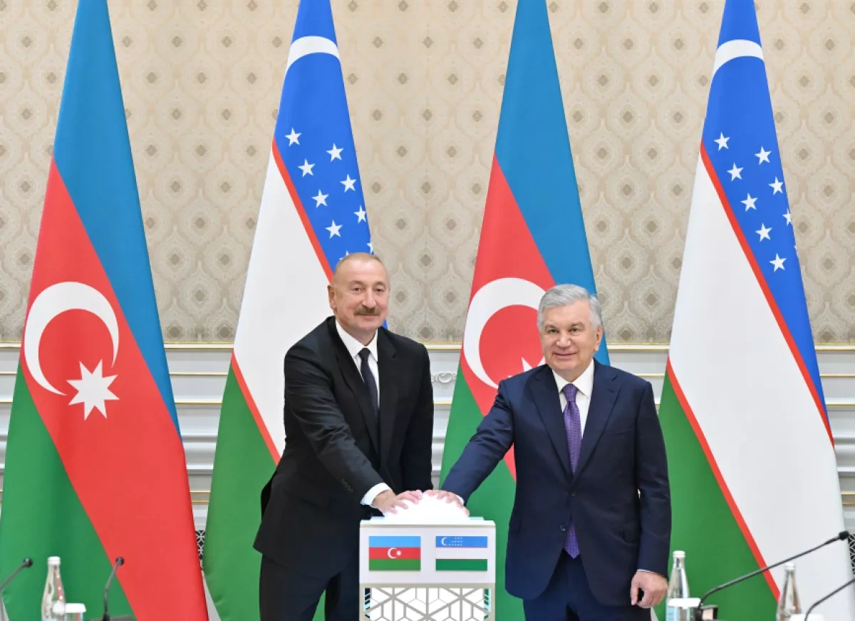 Azerbaijan launches major investment projects in Uzbekistan PHOTO