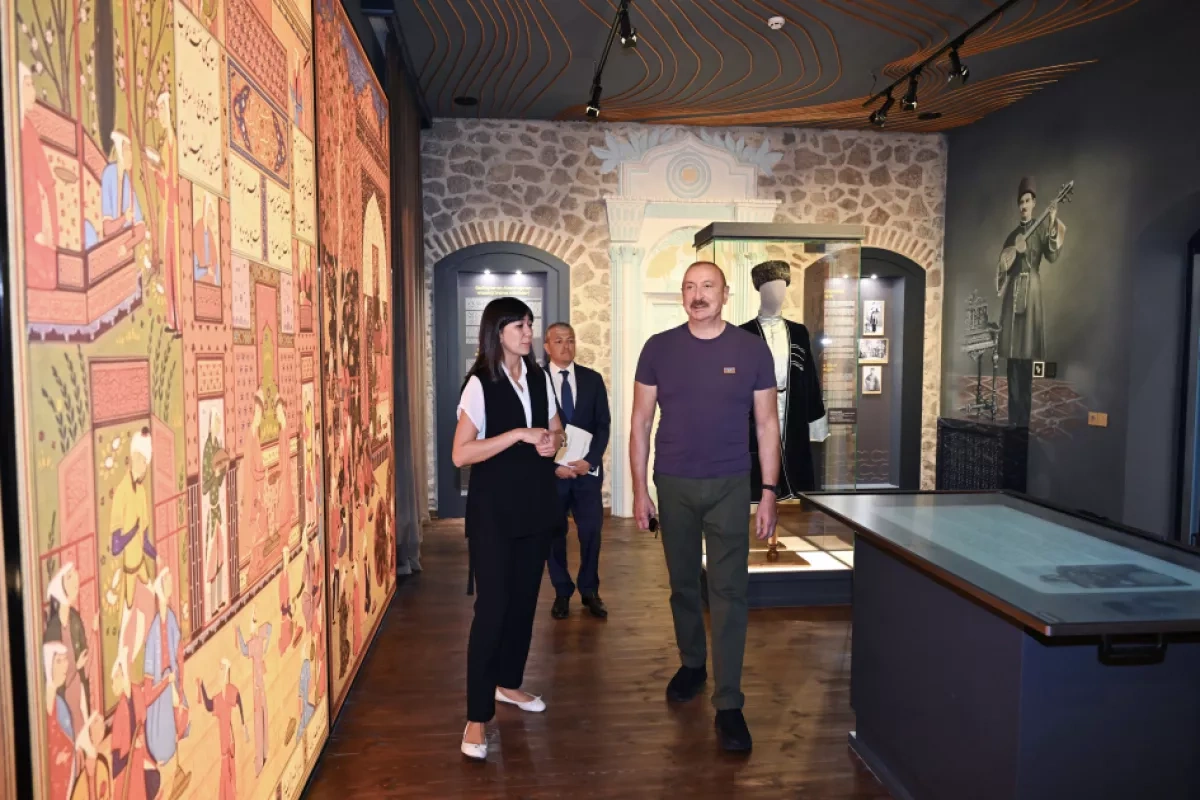 President Aliyev inaugurates restored home of composer Sadigjan in Shusha PHOTO
