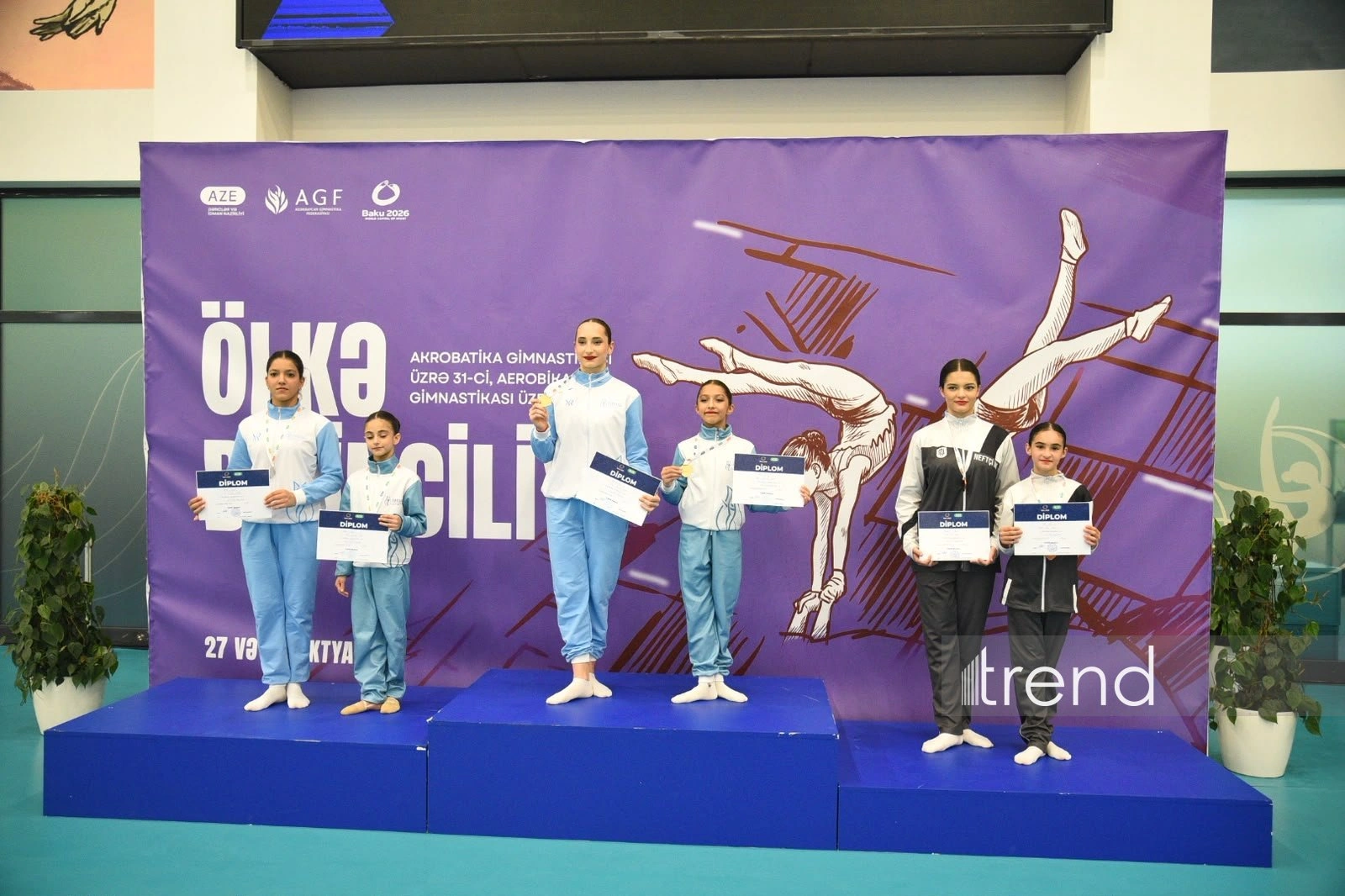 Azerbaijan's acrobatic, aerobic gymnastics championships conclude in Baku (PHOTO)