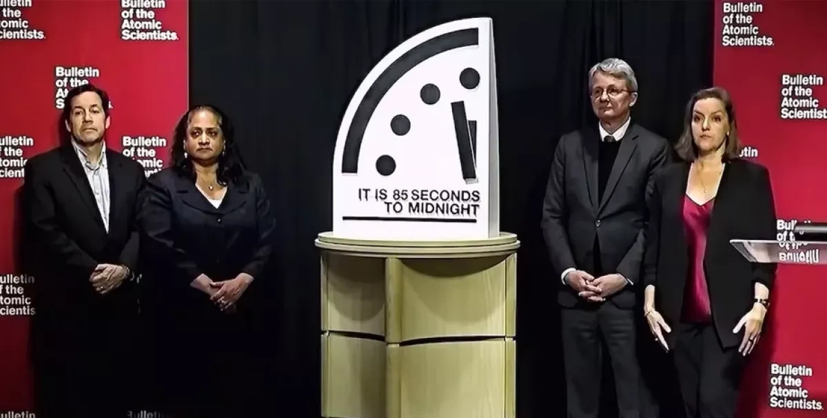 The Doomsday Clock: 85 seconds to midnight Reflections on the edge of global catastrophe