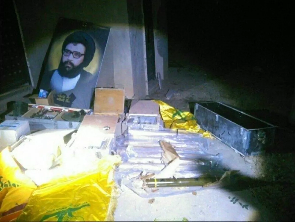 IDF says it uncovers Hezbollah weapons caches in southern Lebanon PHOTO