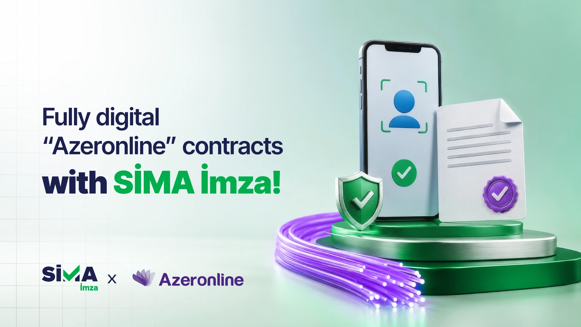 "Azeronline" contracts are now fully digital with SİMA İmza!