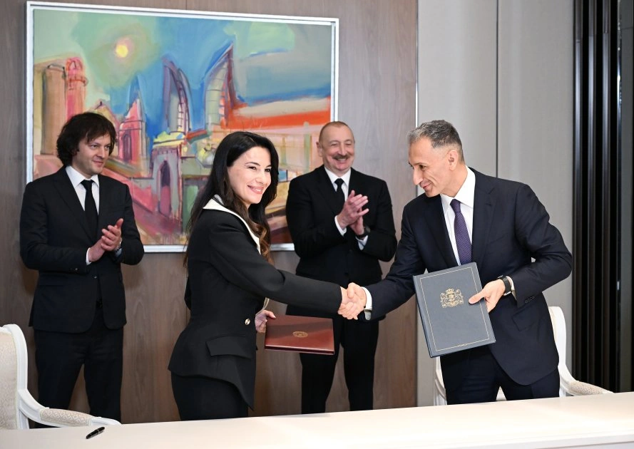 Azerbaijan, Georgia sign protocol at 41st Coordination Council meeting on Baku–Tbilisi–Kars railway (PHOTO)