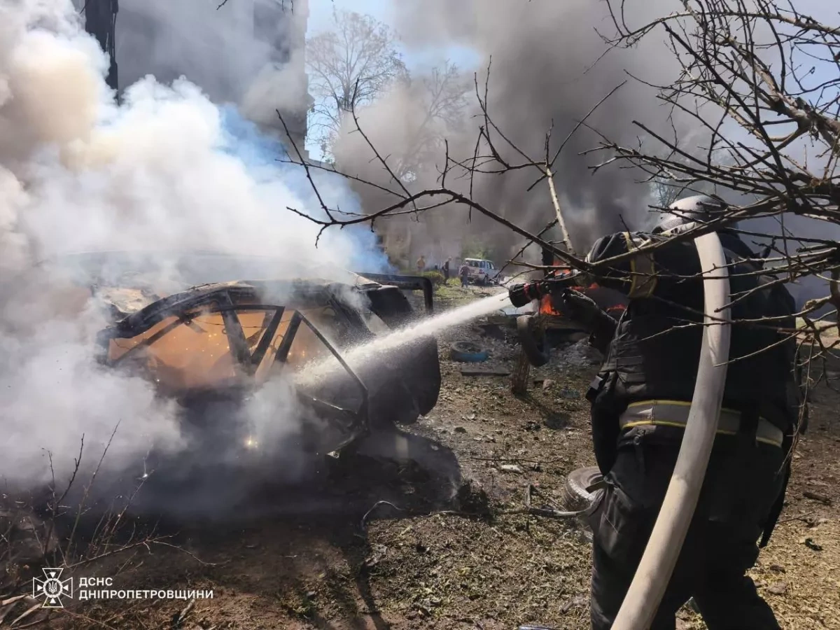 Russian strike on Ukraine’s Pavlohrad kills two, injures 13 PHOTO