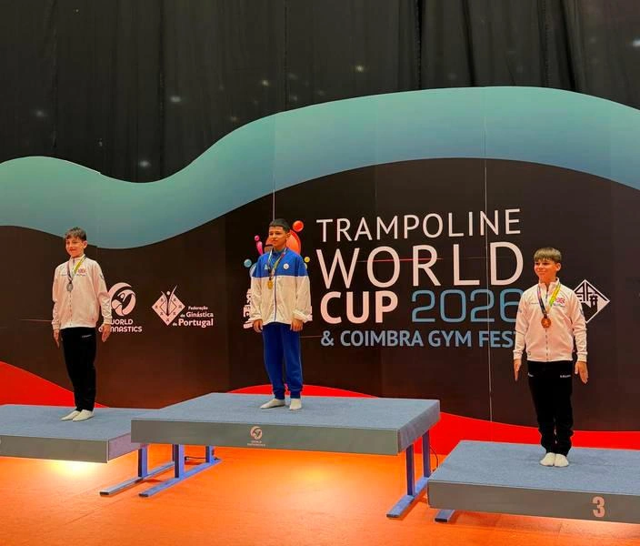 Azerbaijani gymnasts deliver successful performances in Portugal (PHOTO)