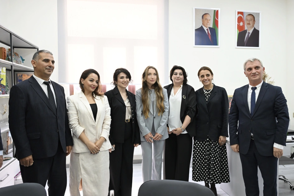 Alena Aliyeva attends opening of inclusive training center in Baku (PHOTO)