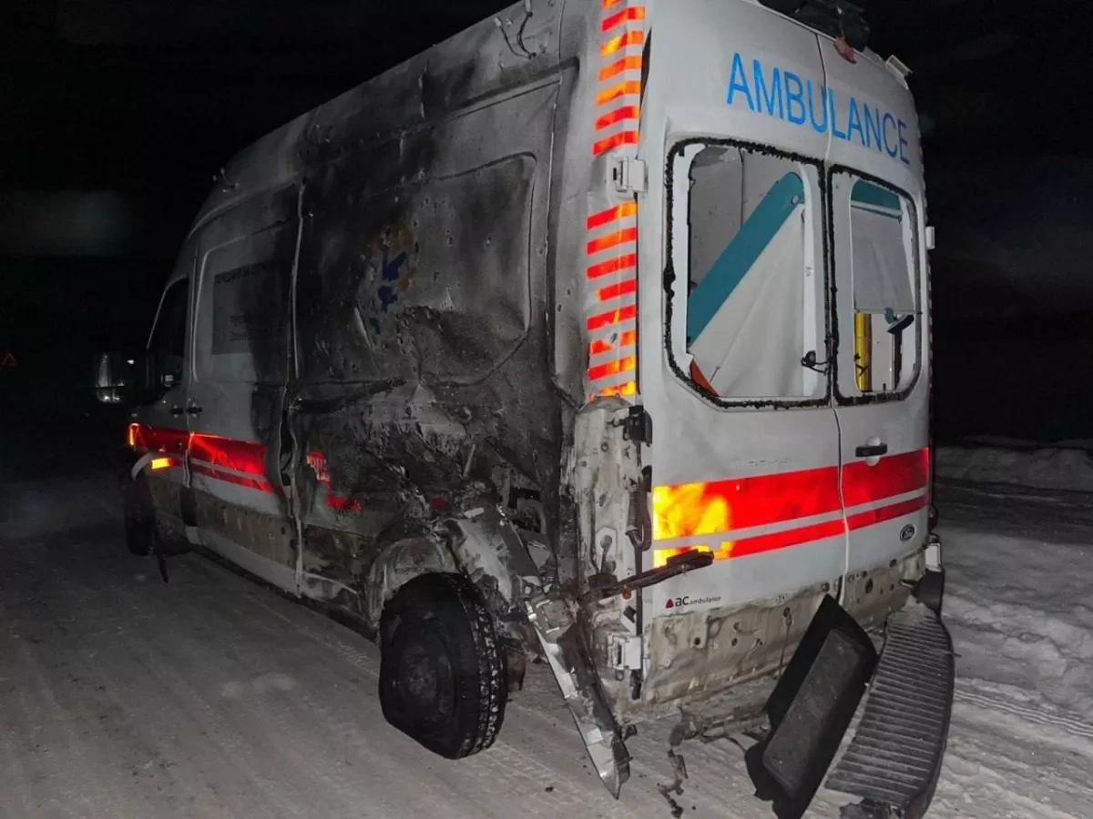 Russian attack hits ambulance in Ukraine’s Chernihiv, 2 medics injured