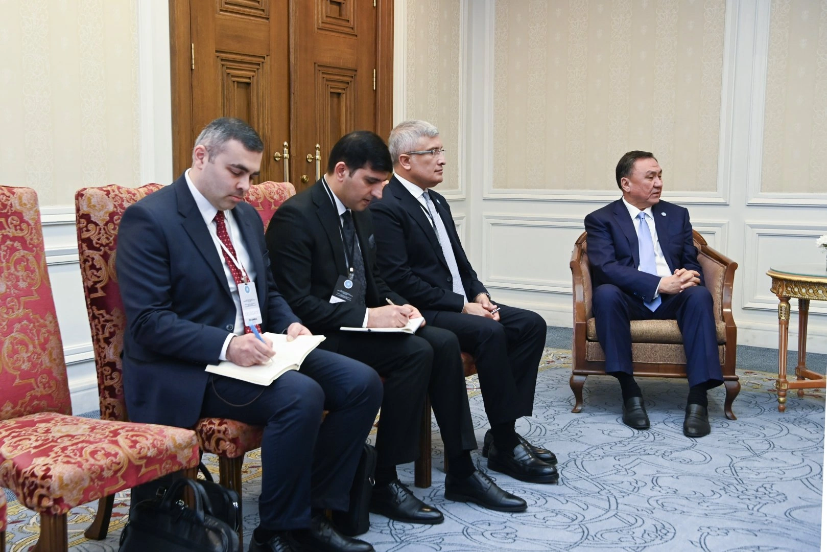 Azerbaijani FM discusses Iranian attacks with OTS secretary general (PHOTO)