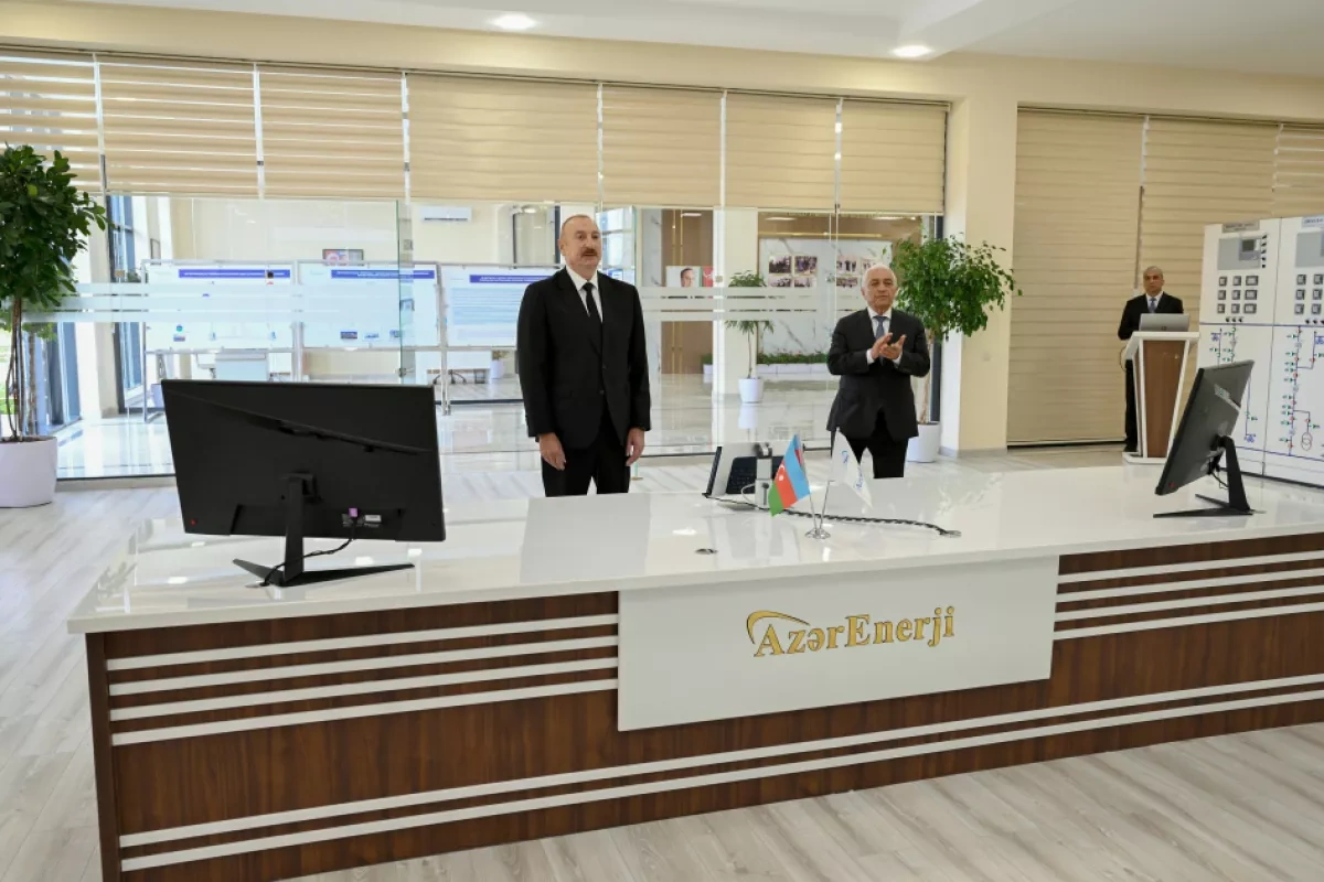 Azerbaijani president unveils Yeni Sangachal substation to enhance energy security PHOTO