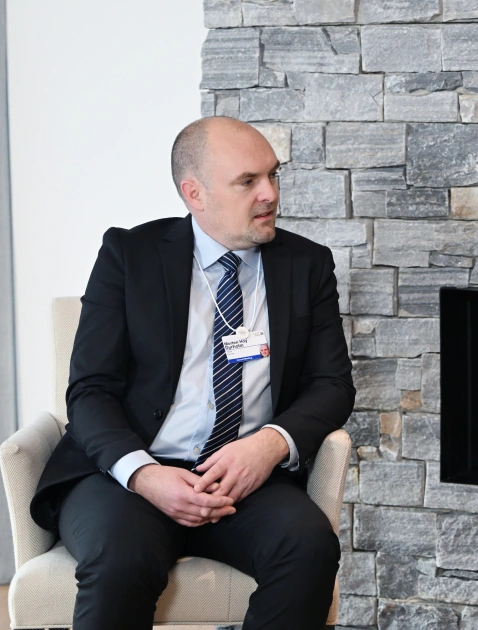President Ilham Aliyev meets with Group Senior Vice President for Marketing, Communications, Sustainability, and Public Affairs at Vestas Wind Systems in Davos (PHOTO)