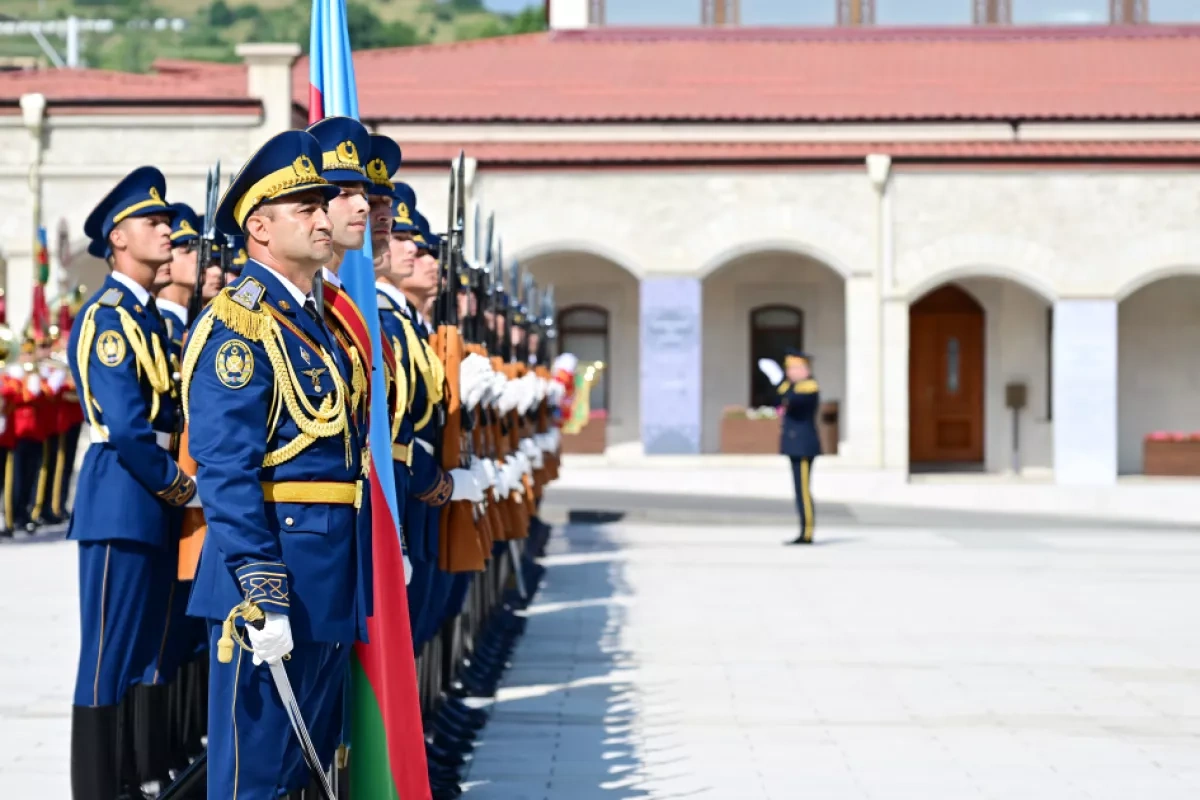 Azerbaijan holds official ceremony in Shusha for Slovak president PHOTO