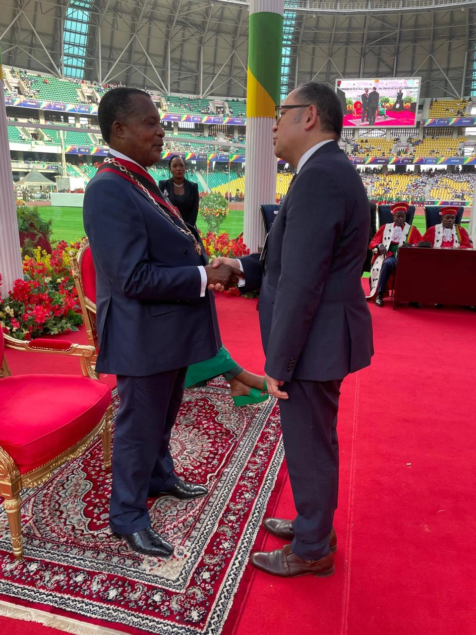 Azerbaijani envoy attends inauguration ceremony for Congo's re-elected president (PHOTO)