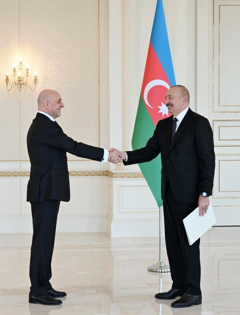 President Ilham Aliyev receives newly appointed ambassador of Georgia to Azerbaijan (PHOTO)