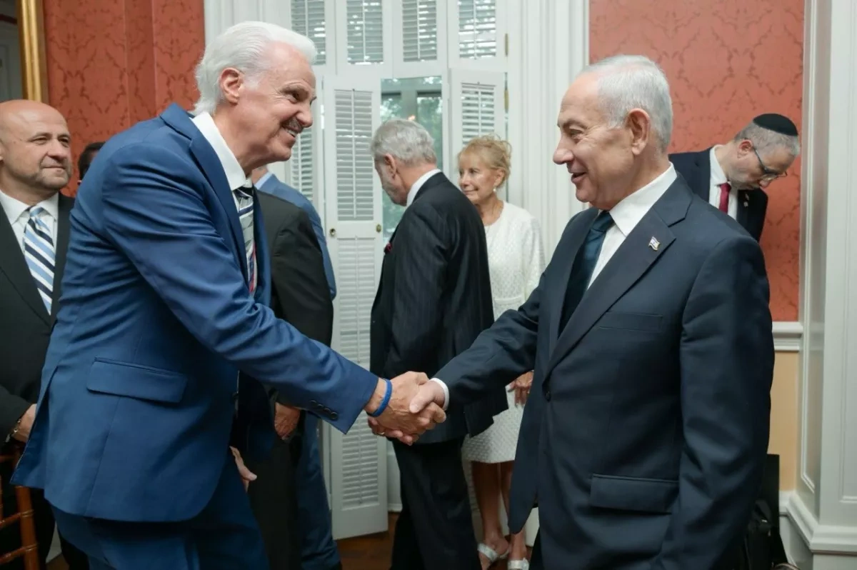 Netanyahu urges evangelical leaders to fight antisemitism at Washington meeting PHOTO