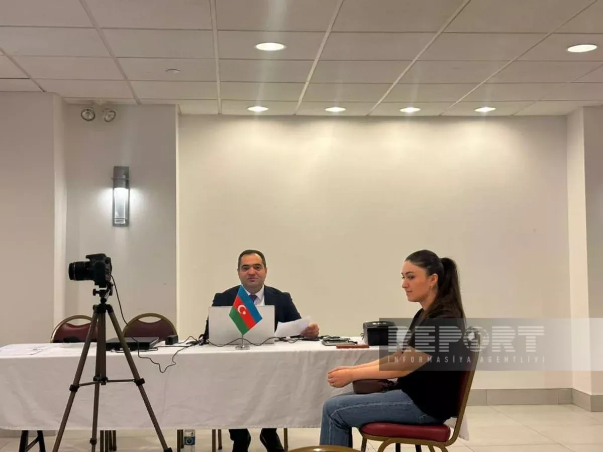 Azerbaijanis in New York receive on-site consular services PHOTO