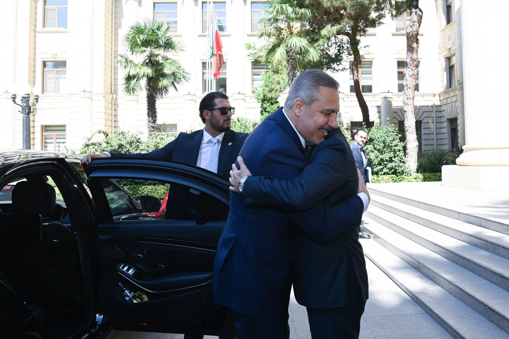 Azerbaijan, Türkiye FMs hold one-on-one meeting in Baku (PHOTO)
