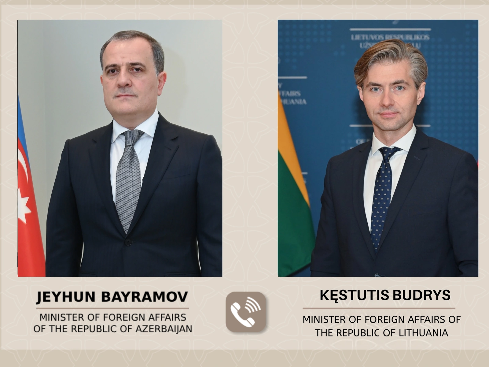 Azerbaijani, Lithuanian FMs discuss Iranian drone attack