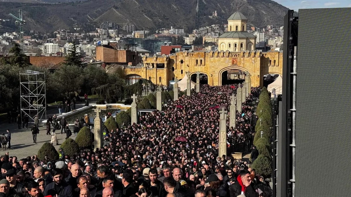 Funeral of Catholicos-Patriarch Ilia II underway in Tbilisi