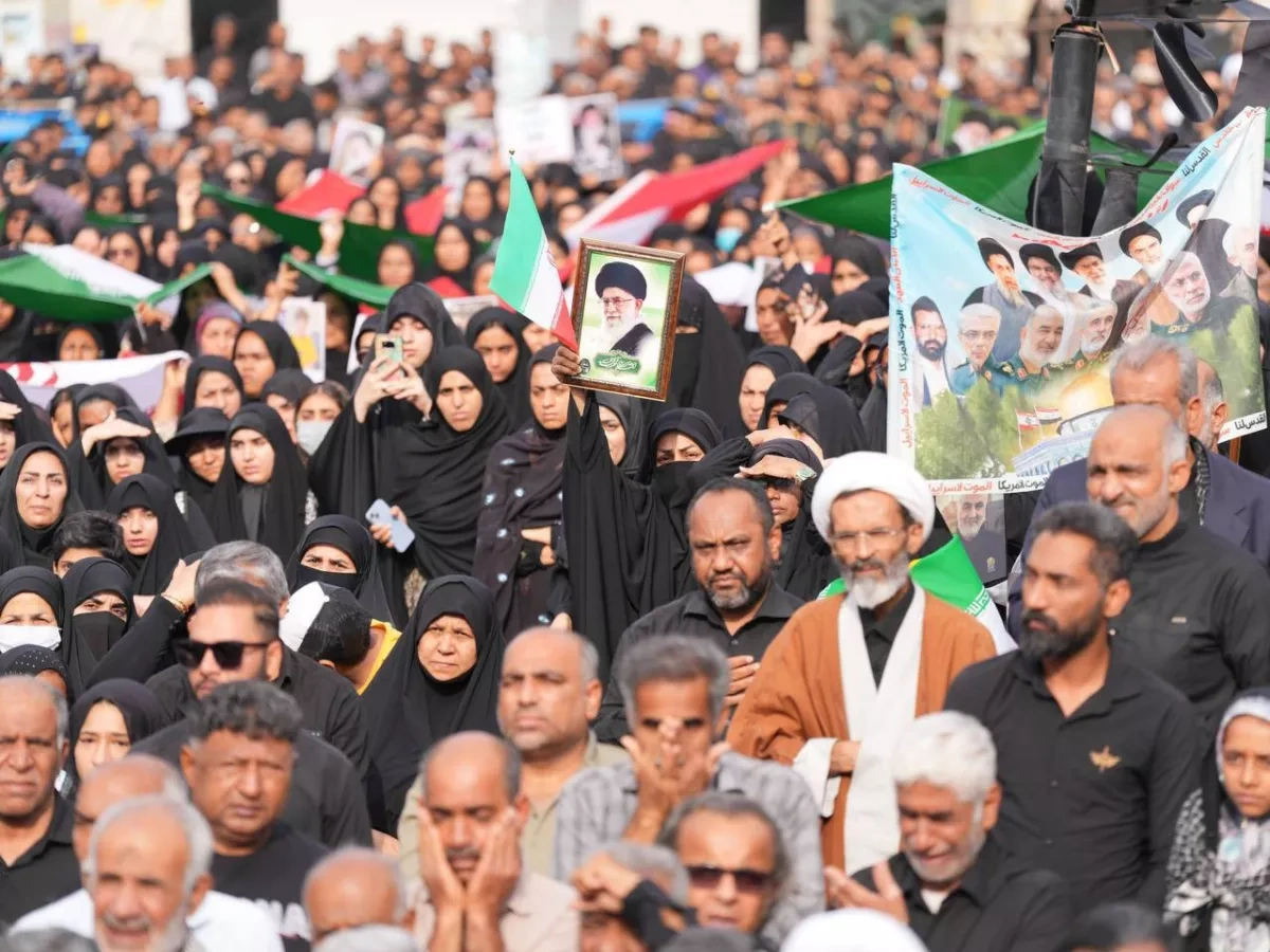 Iran holds mass funeral for 165 young lives lost in Minab attack PHOTO