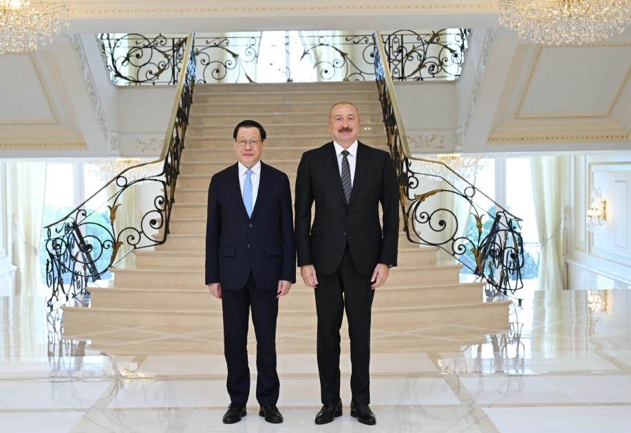 President Ilham Aliyev receives delegation led by Prosecutor General of Supreme People's Procuratorate of China (PHOTO)