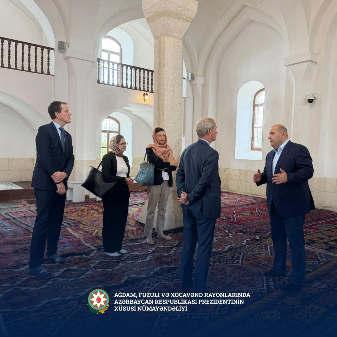 EU officials review demining operations in Azerbaijan's Aghdam and Fuzuli (PHOTO)