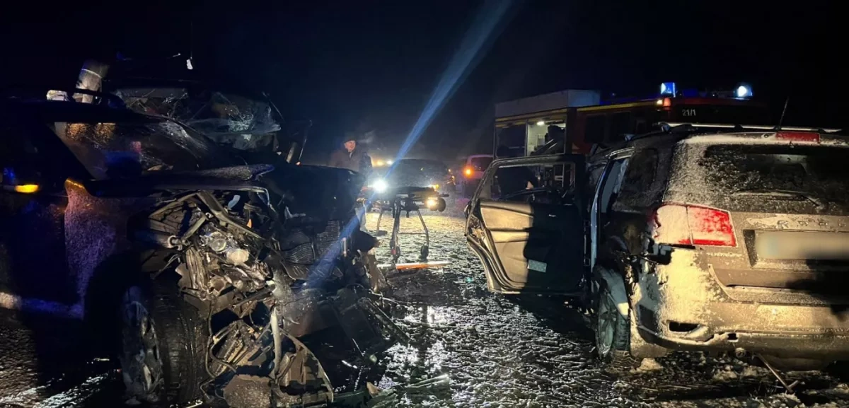 One killed, 13 injured in multi-vehicle crash on Kyiv–Kharkiv highway Photo