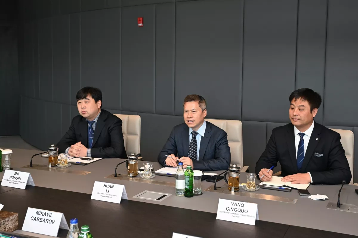 Azerbaijan, China's iSoftStone discuss digital cooperation PHOTO