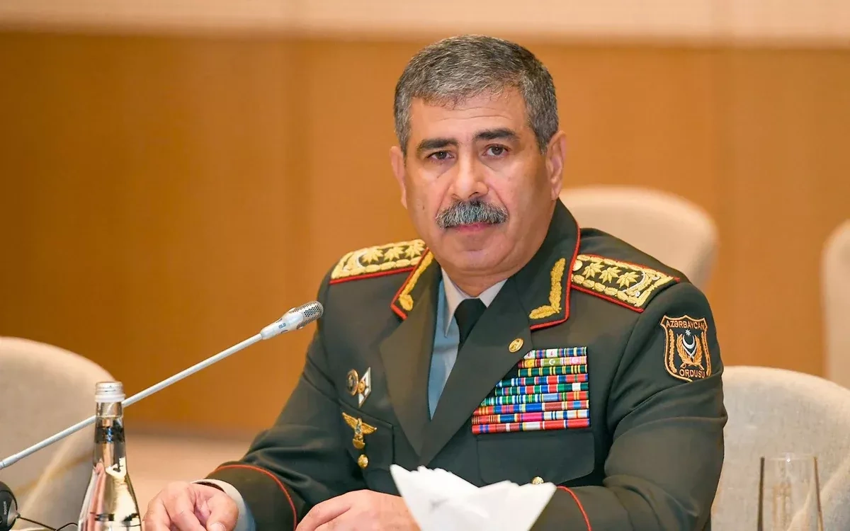 Azerbaijani defence minister pledges higher combat readiness for army