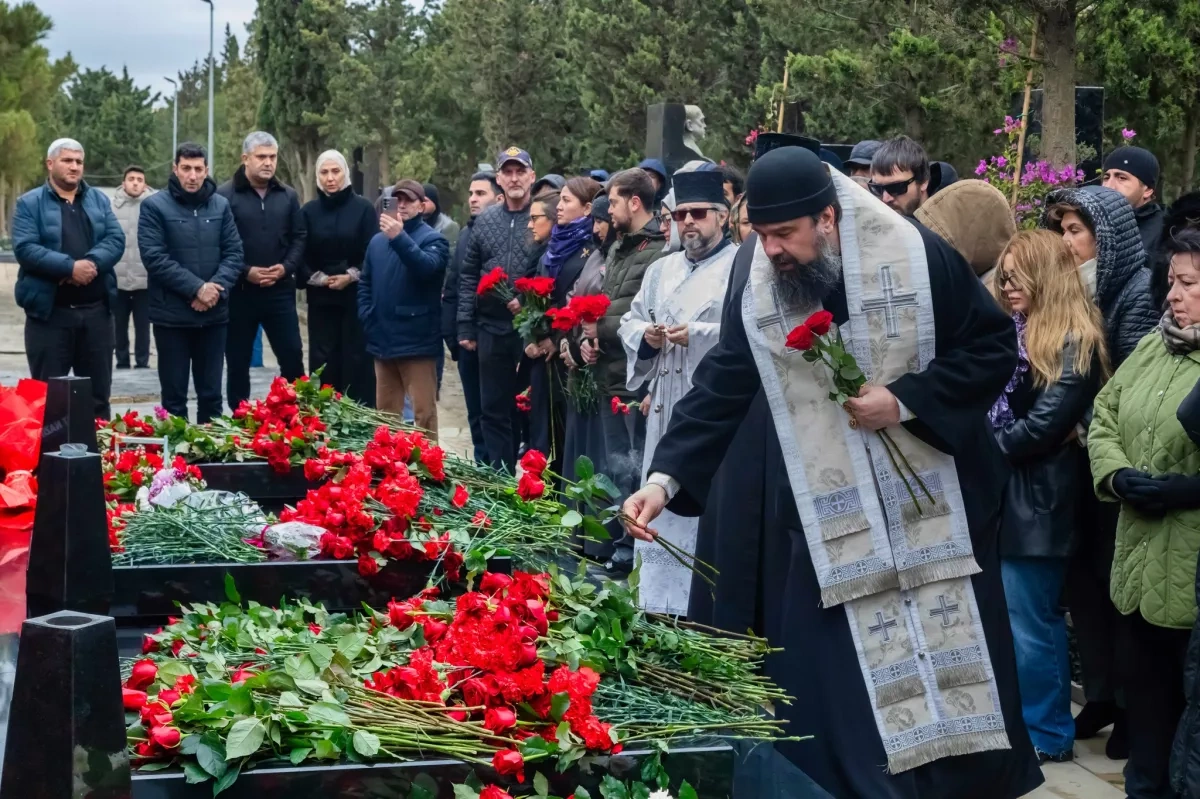 Orthodox bishop honors fallen AZAL crew on anniversary of tragic crash PHOTO