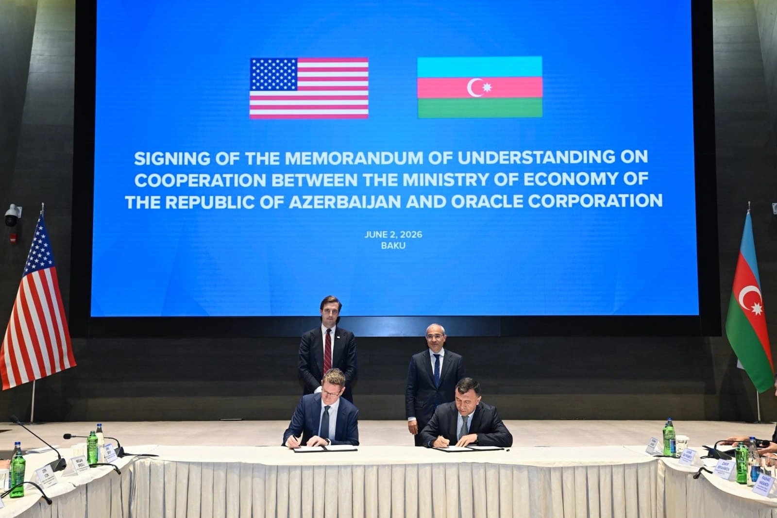 Azerbaijan and U.S. firms ink tech and energy co-op deals at Economic Dialogue (PHOTO)