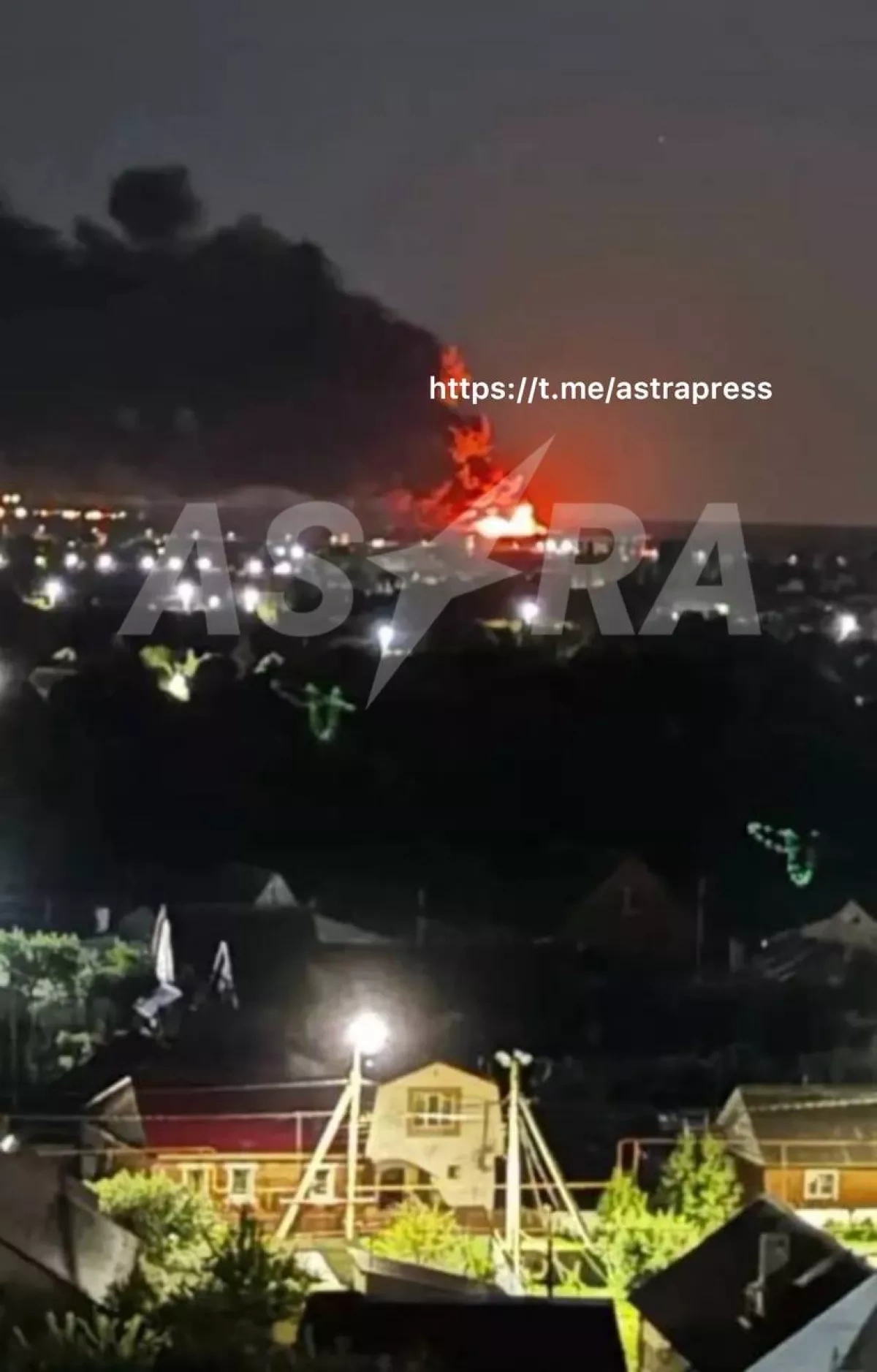 ASTRA: Drone attack sets Wildberries warehouse ablaze in Russia’s Tambov region PHOTO / VIDEO